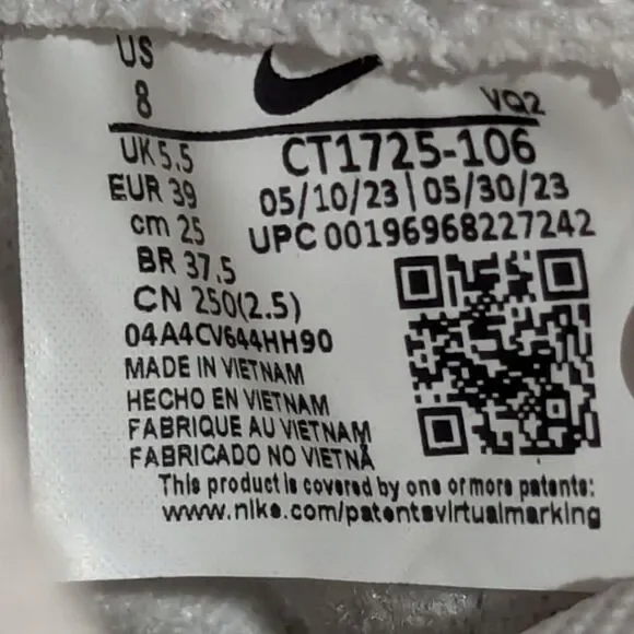 Nike Court Royale 2 Mid 'White Blue Tint' CT1725-106 2023 Women's US 8 - Picture 10 of 10